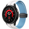 Силиконовый ремешок для Fitbit Inspire 3, Red Samsung Galaxy Watch 4 / 5 40/42/44/46/45MM PRO, Dark Blue / Red