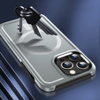 Чохол MagGuard для iPhone 15 Pro Max, MagSafe, сріблястий