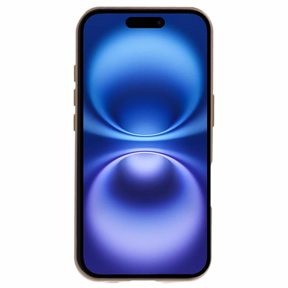 Чохол для iPhone 16, Magnetic Dual Glass, золотий