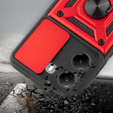 Чехол NOX Camera Slide Xiaomi Poco X7 Pro 5G, CamShield Slide, красный