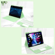Чехол + клавиатура iPad Air 10.9 4 2020 / 5 2022, Touchpad, зелёный