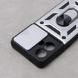 Чехол NOX Camera Slide Motorola Edge 40 Neo, CamShield Slide, серебро