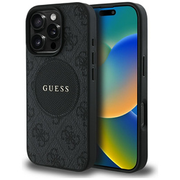 Чехол Guess 4G Circle с классическим логотипом, для MagSafe для iPhone 16 Pro