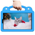 Детский чехол для Samsung Galaxy Tab A7 Lite 8.7 T220/T225, Cute Patterns, с подставкой, синий