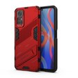Чехол для Xiaomi Redmi Note 11/11S, Military kickstand, синий