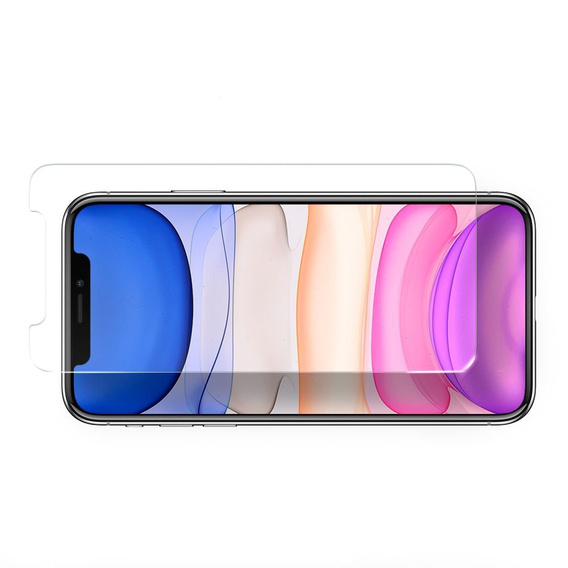 Загартоване скло із рамкою для монтажа SPIGEN Alm Glas FC iPhone 11 / iPhone XR