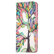 Откидной чехол для Samsung Galaxy M34, Wallet, tree of life, белый