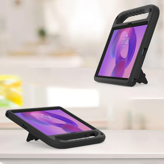 Детский чехол для Lenovo Tab M11, детский чехол с ручкой, чёрный