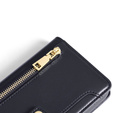 Чохол-книжка для iPhone 15 Pro, Wallet Zipper Pocket, чорний