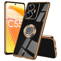 Чехол до Realme C55, Electro Ring, чёрный