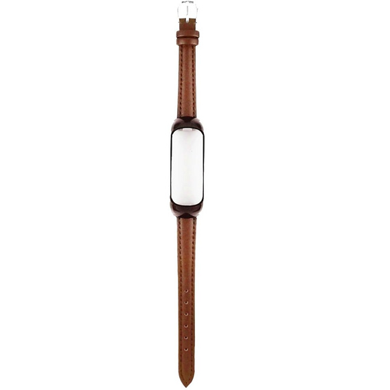 Кожаный ремешок для часов Samsung Galaxy Fit 2 SM-R220, Brown