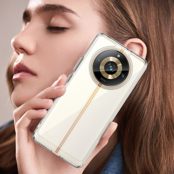Чехол до Realme 11 Pro 5G / 11 Pro+ 5G, Fusion Hybrid, прозрачный