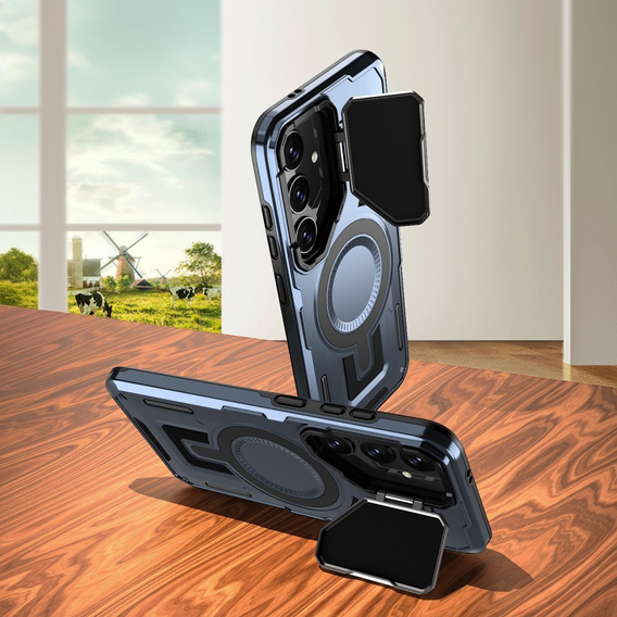 Чохол для Samsung Galaxy S24 FE, Military MagSafe with camera protection, м'яти