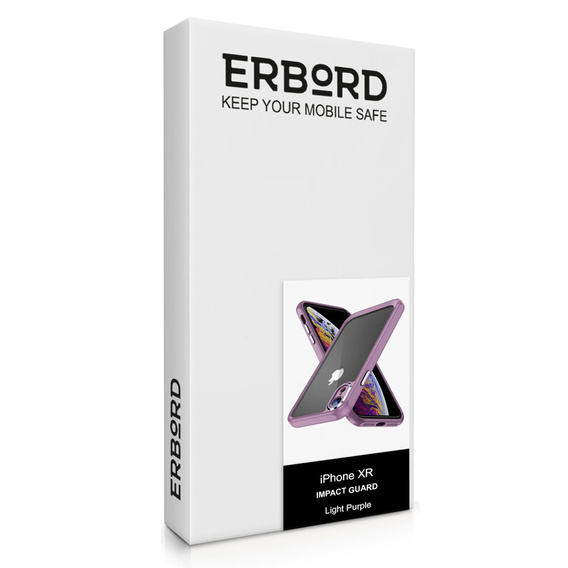 Чехол для iPhone XR, ERBORD Impact Guard, фиолетовый