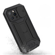 Чехол для iPhone 13 Pro Max, R-JUST CamShield Slide, бронированный, черный