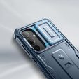 Броньований чохол для Samsung Galaxy S24 Plus, Dexnor Full Body (Two Frames), темно-синій