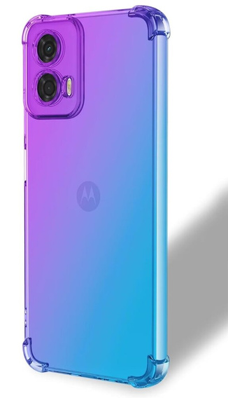 Чохол для Motorola Edge 50 Fusion 5G, Gradient Dropproof, Фіолетовий / синій