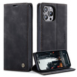 Чохол-сумка для iPhone 14 Pro, Leather Wallet Case, чорний