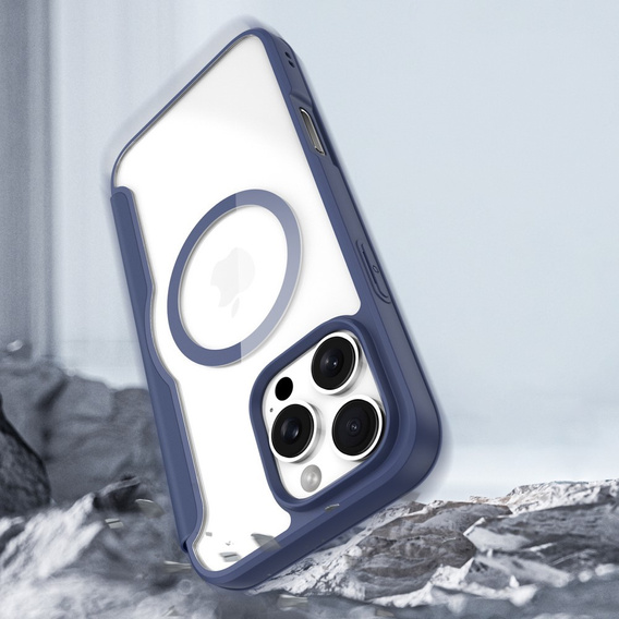 Чoхол Dux Ducis до iPhone 16 Pro Max, Skin X Pro, MagSafe, темно-синій