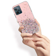 Чoхол до Realme C31, Glittery, рожевий