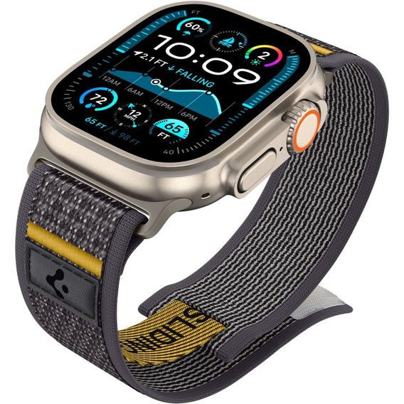 Чехол ремешок SPIGEN до Apple Watch 4/5/6/7/SE 44/45mm, Rugged Armor Pro, Black