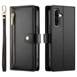 Флип-кейс Wallet Zipper Pocket для Samsung Galaxy A17 5G, Wallet Zipper Pocket, черный