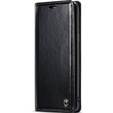 Флип-кейс CASEME для Samsung Galaxy S8+ Plus, Waxy Textured, чёрный