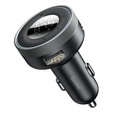 Baseus S13 Автомобильное зарядное устройство 2-Port USB + Transmiter FM - Black