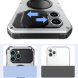 Чехол для iPhone 15 Pro Max, DefenderMag, серебряный