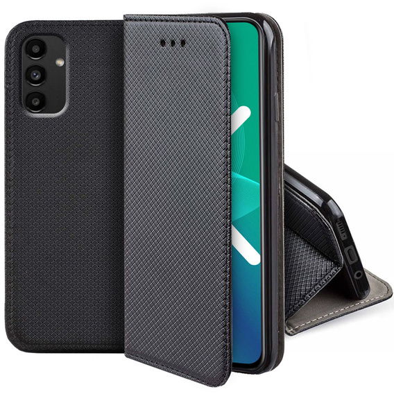 Чохол для Samsung Galaxy M34 5G, Smart Magnet, чорний + скло 9H