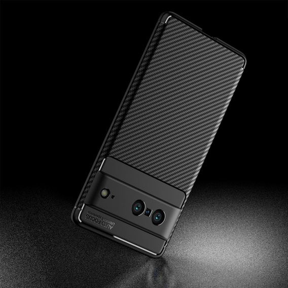 Чехол до Google Pixel 7, Carbon Gel, чёрный
