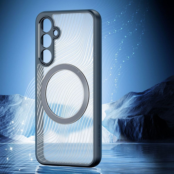 Чохол DuxDucis для Samsung Galaxy S23 FE, Aimo Case, для MagSafe, прозорий / чорний