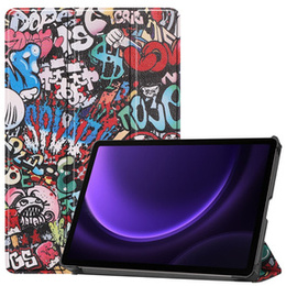 Чехол для Samsung Galaxy Tab S10 Lite / S10 FE / S9 FE, с откидной крышкой, graffiti