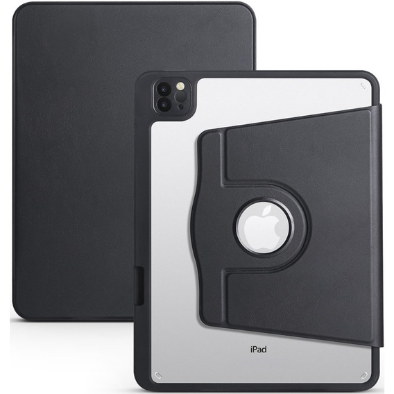 Чохол для iPad Pro 11" 2022/2021/2020 (4/3/2 gen.), з місцем для стилуса, що обертається на 360°, чорний