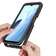 Чoхол Shockproof до Oppo A57s, із захисним екраном, чорний