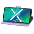 Откидной чехол для Samsung Galaxy M13, Butterfly, фиолетовый