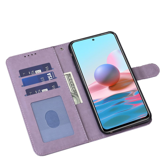 Чехол Wallet до Xiaomi Redmi 10C, Deer Tree, Purple