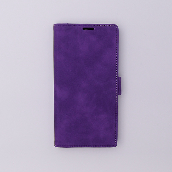 Чохол для Samsung Galaxy S24 Ultra, ERBORD Vintage, гаманець з клапаном, фіолетовий