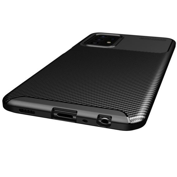 Чoхол до Samsung Galaxy A52 / A52s, Carbon Gel, чорний