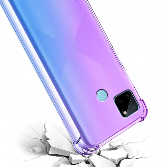 Чехол ERBORD Gradient Dropproof до  Realme C21Y / C25Y, Purple/Blue