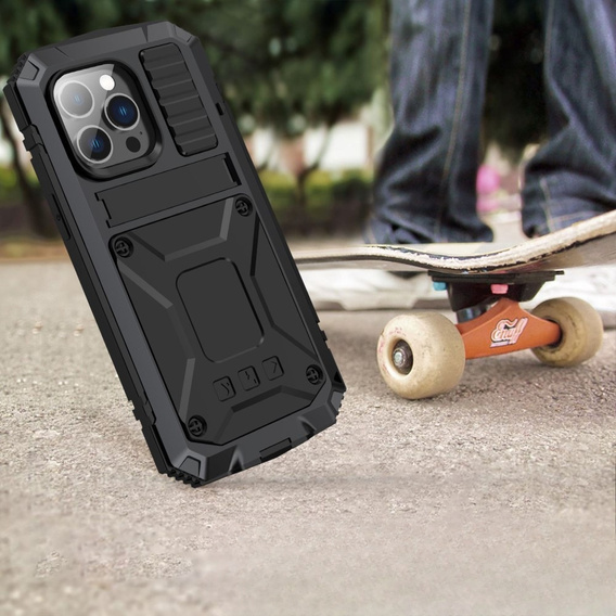 Чехол для iPhone 14 Pro Max, R-JUST, бронированный, чёрный