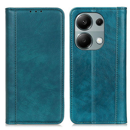 Чoхол до Xiaomi Redmi Note 13 Pro 4G / Xiaomi Redmi Note 14S / Xiaomi Poco M6 Pro 4G, Wallet Litchi Leather, зелений