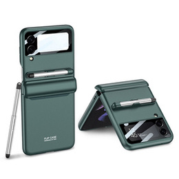 Чoхол GKK Ring Holder + Pen до Samsung Galaxy Z Flip3 5G, Black