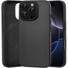 Чехол для iPhone 16 Pro, Aramid Fiber Cover, чёрный