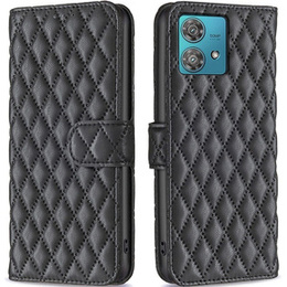 Откидной чехол для Motorola Edge 40 Neo, Wallet, BINFEN COLOR, чёрный