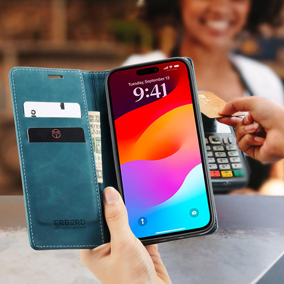 ERBORD Vintage чохол - фліп-гаманець для iPhone 17 Pro Max
