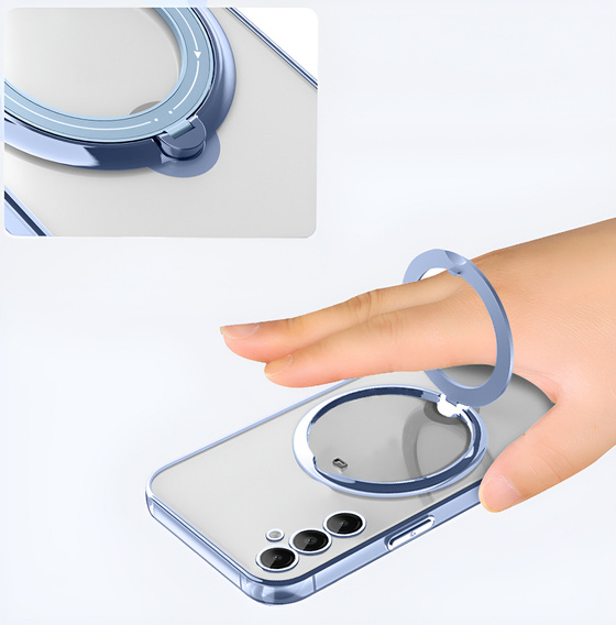 Магнитный чехол для Samsung Galaxy S25, для MagSafe, синий