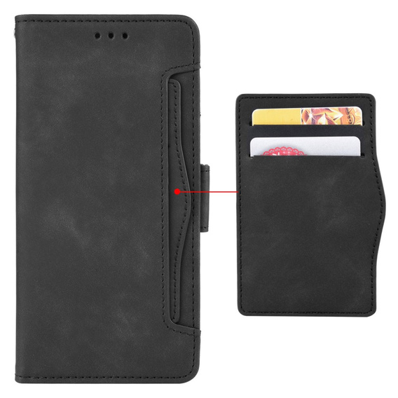 Футляр з клапаном для Xiaomi Redmi Note 13 Pro 5G, Card Slot, чорний