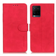 Чехол Wallet до Vivo Y21 / Y21s / Y33s, KHAZNEH, Vintage, Red