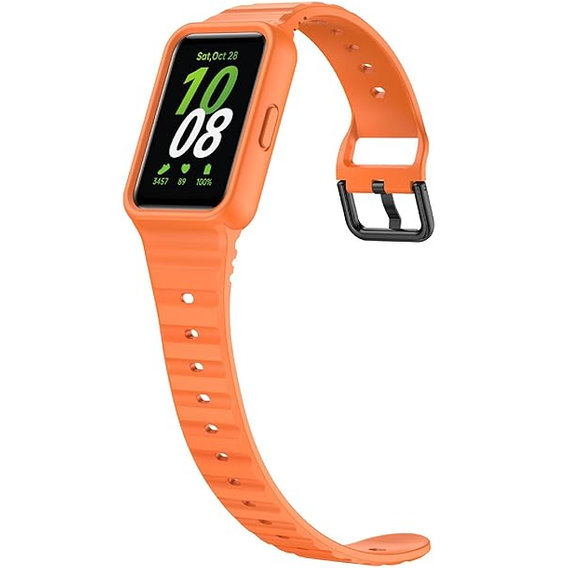 Силиконовый ремешок с чехлом для Samsung Galaxy Fit 3